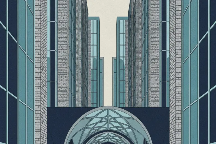 Illustration, secteur financier